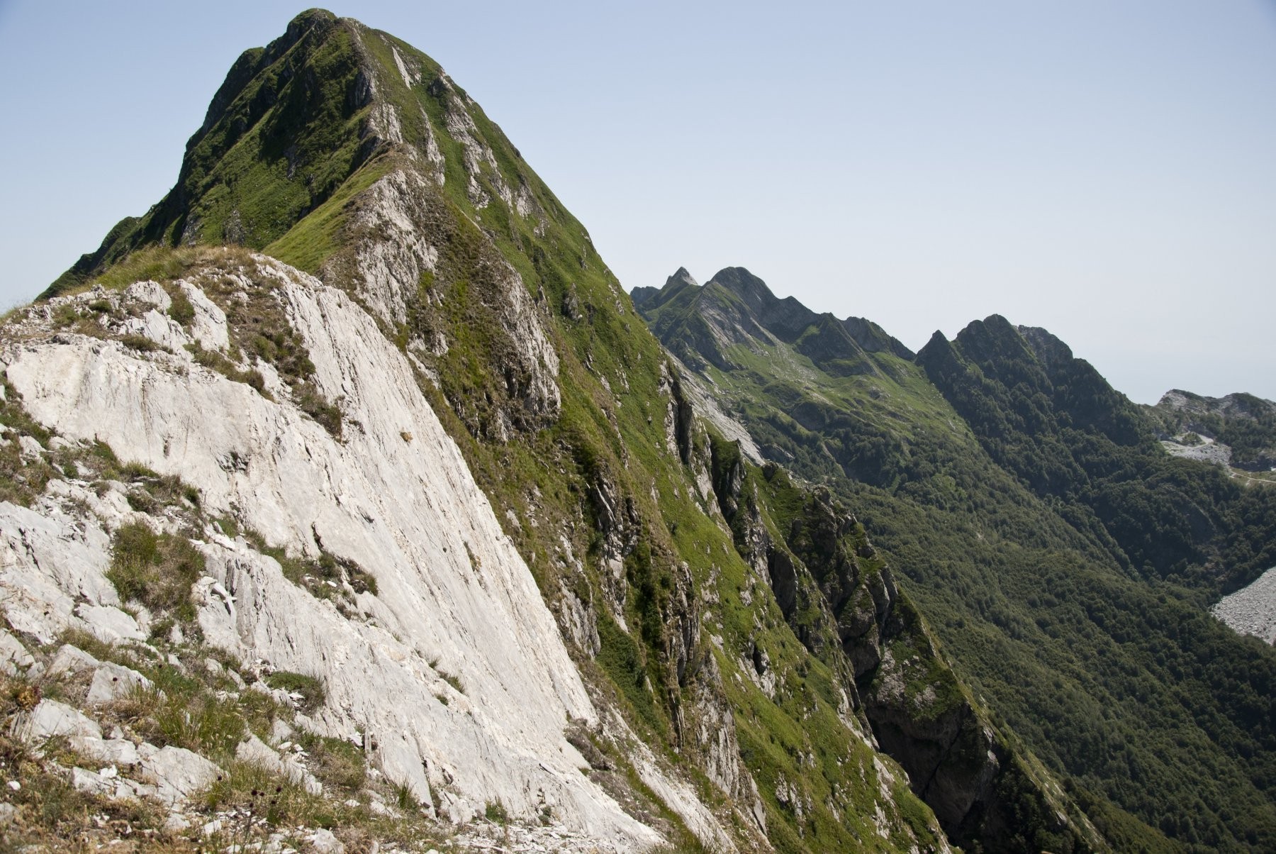 MONTE PISANINO M. 1946 PER LA BAGOLA BIANCA - ALPI APUANE