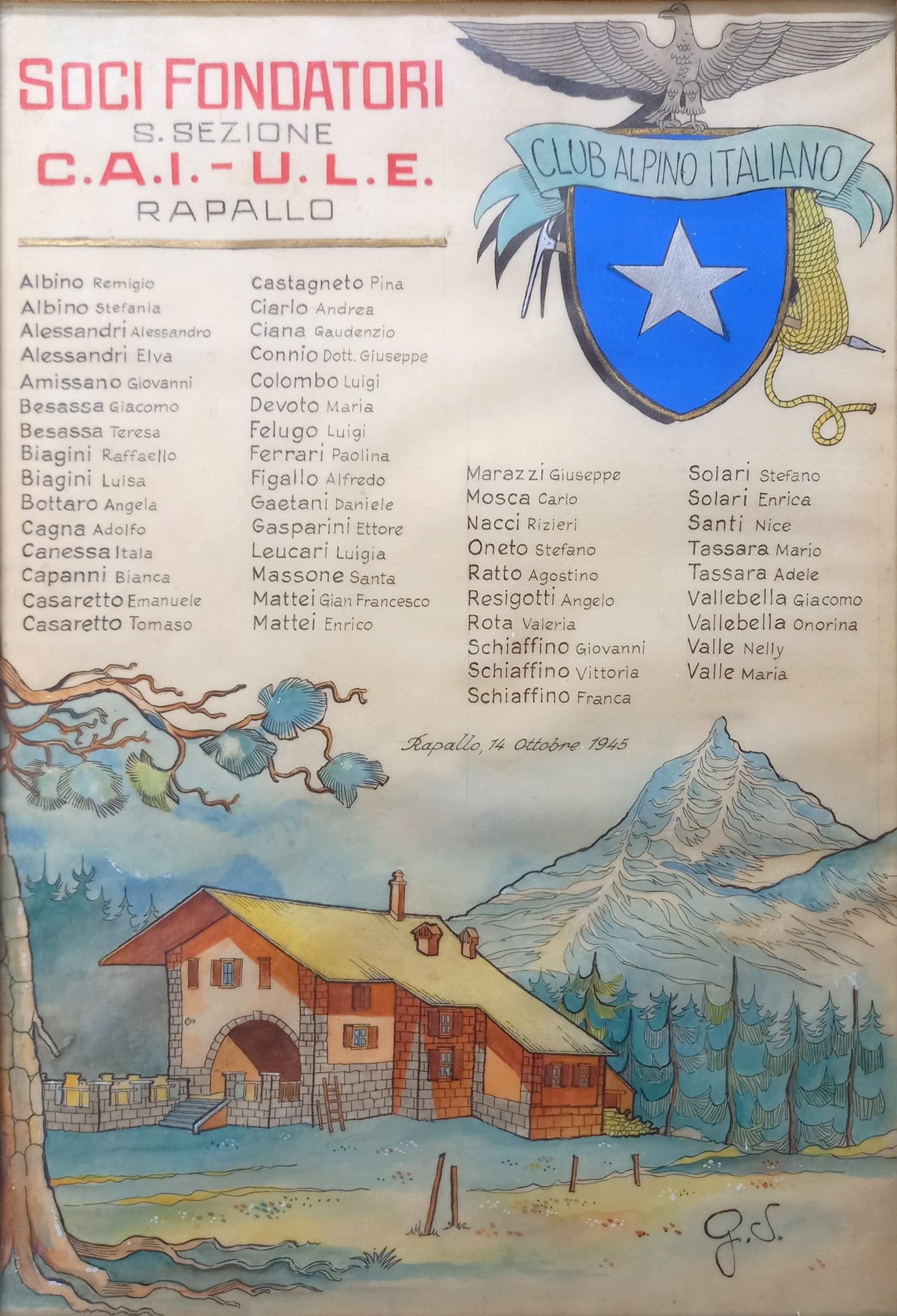 80 anni della sezione Cai Rapallo