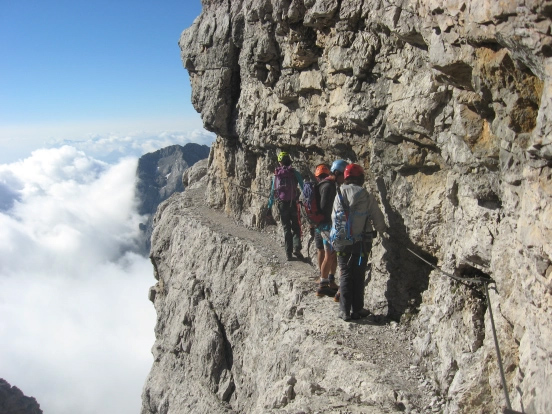 VIA DELLE BOCCHETTE CENTRALI (DOLOMITI DEL BRENTA)